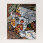 Still Life Orange - Paul Cezanne Malerei Art Puzzle (Vertikal)