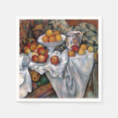 Still Life Orange - Paul Cezanne Malerei Art Serviette (Vorderseite)