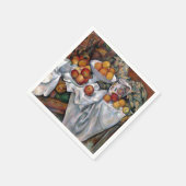 Still Life Orange - Paul Cezanne Malerei Art Serviette (Ecke)