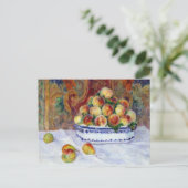 Still Life Paches Pierre-Auguste Renoir Postkarte (Stehend Vorderseite)