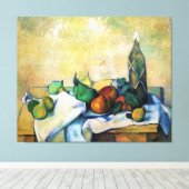 Still Life ~ Paul Cézanne Leinwanddruck (Insitu (Holzboden))