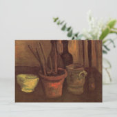Still Life Pinsel in Pot von Vincent van Gogh (Stehend Vorderseite)
