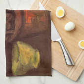 Still Life Pinsel in Pot von Vincent van Gogh Geschirrtuch (Viertel Falte)