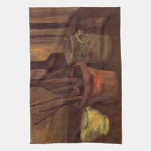 Still Life Pinsel in Pot von Vincent van Gogh Geschirrtuch (Vertikal)
