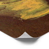 Still Life Pinsel in Pot von Vincent van Gogh Poster (Ecke)