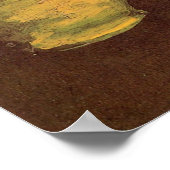 Still Life Pinsel in Pot von Vincent van Gogh Poster (Ecke)