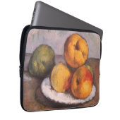 Still Life Quince, Äpfel, Birnen von Paul Cezanne Laptopschutzhülle (Vorne Rechts)