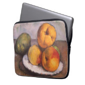 Still Life Quince, Äpfel, Birnen von Paul Cezanne Laptopschutzhülle (Vorderseite Links)