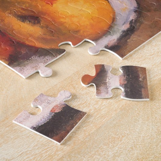 Still Life Quince, Äpfel, Birnen von Paul Cezanne Puzzle (Seite)