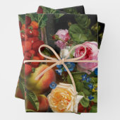 Still Life Rose und Erdbeeren von Otto Ottesen Geschenkpapier Set (Beispiel)
