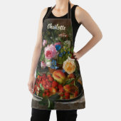 Still Life Rose und Erdbeeren von Otto Ottesen Schürze (InSitu)