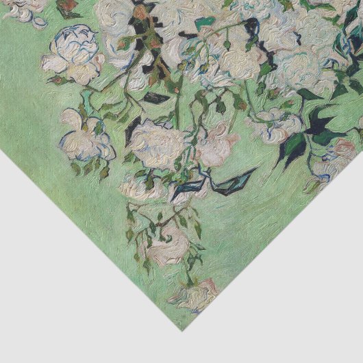 Still Life Roses in a Vase by Vincent van Gogh Seidenpapier (Ausschnitt)
