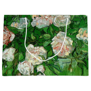 Still Life: Roses von Vincent van Gogh Große Geschenktüte