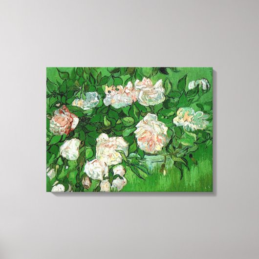 Still Life: Roses von Vincent van Gogh Leinwanddruck (Vorderseite)