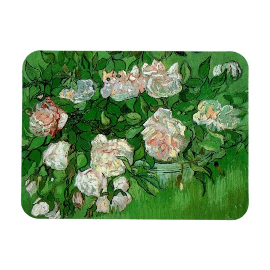 Still Life: Roses von Vincent van Gogh Magnet (Horizontal)