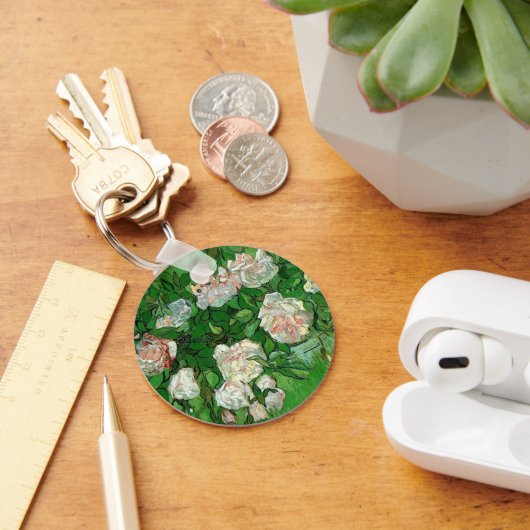 Still Life: Roses von Vincent van Gogh Schlüsselanhänger (Schreibtisch)