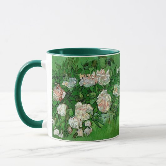 Still Life: Roses von Vincent van Gogh Tasse (Links)