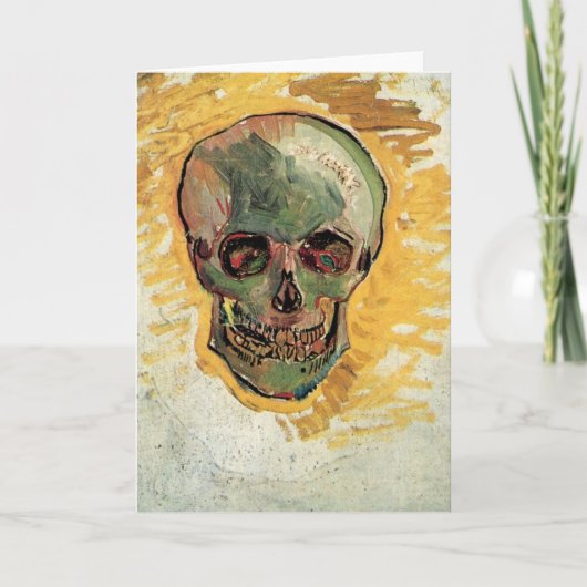 Still Life Skull von Vincent van Gogh Karte (Vorderseite)