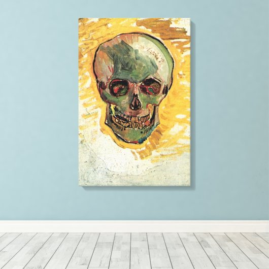 Still Life Skull von Vincent van Gogh Leinwanddruck (Insitu (Holzboden))