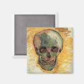 Still Life Skull von Vincent van Gogh Magnet (Vorderseite/Rückseite)