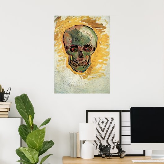 Still Life Skull von Vincent van Gogh Poster (Heimbüro)