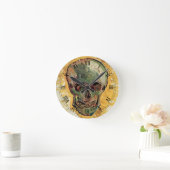 Still Life Skull von Vincent van Gogh Runde Wanduhr (Zuhause)