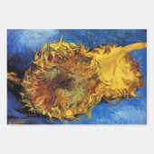 Still Life Two Cut Sonnenblumen von Vincent van Go Geschenkpapier Set (Vorderseite)