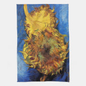 Still Life Two Cut Sonnenblumen von Vincent van Go Geschirrtuch (Vertikal)