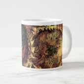 Still Life Two Cut Sonnenblumen von Vincent van Go Jumbo-Tasse (Vorderseite Rechts)