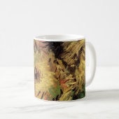 Still Life Two Cut Sonnenblumen von Vincent van Go Kaffeetasse (VorderseiteRechts)