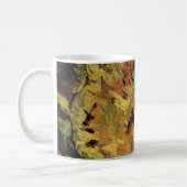 Still Life Two Cut Sonnenblumen von Vincent van Go Kaffeetasse (Links)