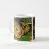 Still Life Two Cut Sonnenblumen von Vincent van Go Kaffeetasse (Vorderseite Links)