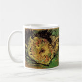 Still Life Two Cut Sonnenblumen von Vincent van Go Kaffeetasse (Links)