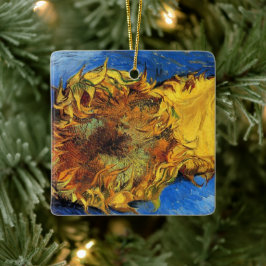 Still Life Two Cut Sonnenblumen von Vincent van Go Keramikornament