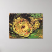 Still Life Two Cut Sonnenblumen von Vincent van Go Leinwanddruck (Vorderseite)