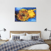 Still Life Two Cut Sonnenblumen von Vincent van Go Leinwanddruck (Insitu (Schlafzimmer))