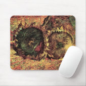 Still Life Two Cut Sonnenblumen von Vincent van Go Mousepad (Mit Mouse)