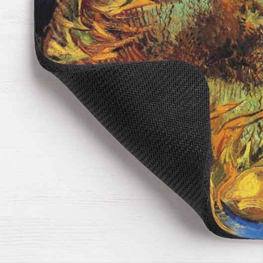Still Life Two Cut Sonnenblumen von Vincent van Go Mousepad (Ecke)