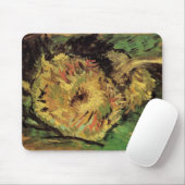 Still Life Two Cut Sonnenblumen von Vincent van Go Mousepad (Mit Mouse)