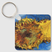 Still Life Two Cut Sonnenblumen von Vincent van Go Schlüsselanhänger (Vorderseite)