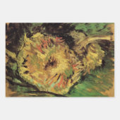 Still Life Two Cut Sunflowers by Vincent van Gogh Geschenkpapier Set (Vorderseite 3)