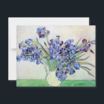 Still Life Vase mit Irisch von Vincent van Gogh<br><div class="desc">Stillleben: Vase mit Iren von Vincent van Gogh ist ein Vintager Post-Impressionismus der schönen Kunst noch Leben florale Natur Malerei. Ein Bouquet lavender bärtigen Iris-Blume aus einem Frühlingsgarten. Die Vase ist wie ein Krug geformt und voll von Liebe und Romantik lila Blüten. Über den Künstler: Vincent Willem van Gogh (1853-1890)...</div>