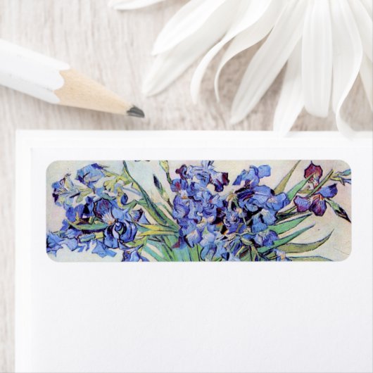 Still Life Vase mit Irisch von Vincent van Gogh (Insitu)