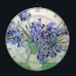 Still Life Vase mit Irisch von Vincent van Gogh Dartscheibe<br><div class="desc">Stillleben: Vase mit Iren von Vincent van Gogh ist ein Vintager Post-Impressionismus der schönen Kunst noch Leben florale Natur Malerei. Ein Bouquet lavender bärtigen Iris-Blume aus einem Frühlingsgarten. Die Vase ist wie ein Krug geformt und voll von Liebe und Romantik lila Blüten. Über den Künstler: Vincent Willem van Gogh (1853-1890)...</div>