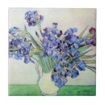 Still Life Vase mit Irisch von Vincent van Gogh Fliese<br><div class="desc">Stillleben: Vase mit Iren von Vincent van Gogh ist ein Vintager Post-Impressionismus der schönen Kunst noch Leben florale Natur Malerei. Ein Bouquet lavender bärtigen Iris-Blume aus einem Frühlingsgarten. Die Vase ist wie ein Krug geformt und voll von Liebe und Romantik lila Blüten. Über den Künstler: Vincent Willem van Gogh (1853-1890)...</div>