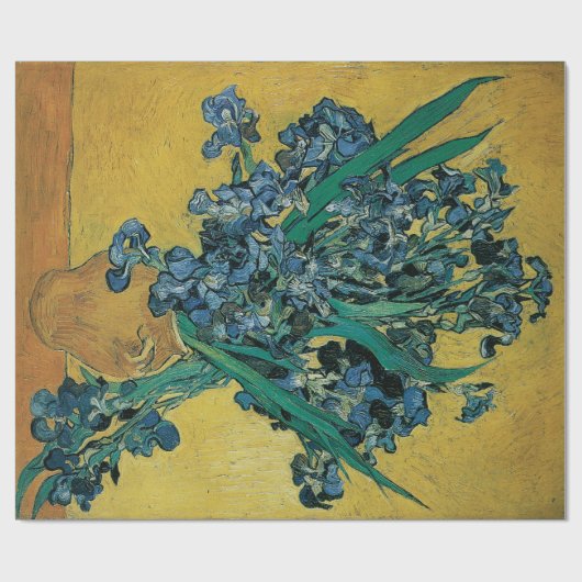 Still Life Vase mit Irisch von Vincent van Gogh Geschenkpapier (Flach)