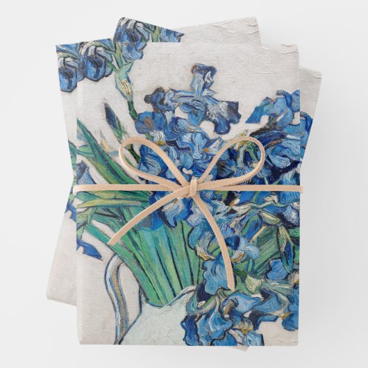 Still Life Vase mit Irisch von Vincent van Gogh Geschenkpapier Set (Beispiel)
