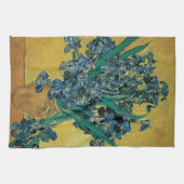 Still Life Vase mit Irisch von Vincent van Gogh Geschirrtuch (Horizontal)