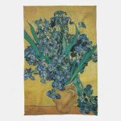 Still Life Vase mit Irisch von Vincent van Gogh Geschirrtuch (Vertikal)