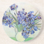 Still Life Vase mit Irisch von Vincent van Gogh Getränkeuntersetzer<br><div class="desc">Stillleben: Vase mit Iren von Vincent van Gogh ist ein Vintager Post-Impressionismus der schönen Kunst noch Leben florale Natur Malerei. Ein Bouquet lavender bärtigen Iris-Blume aus einem Frühlingsgarten. Die Vase ist wie ein Krug geformt und voll von Liebe und Romantik lila Blüten. Über den Künstler: Vincent Willem van Gogh (1853-1890)...</div>